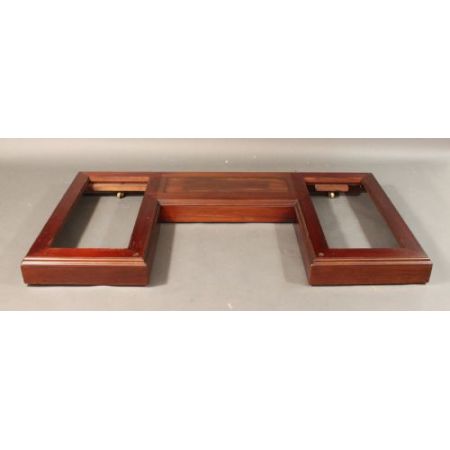 Antiker Pedestal Desk aus Mahagoni Massivholz 1840