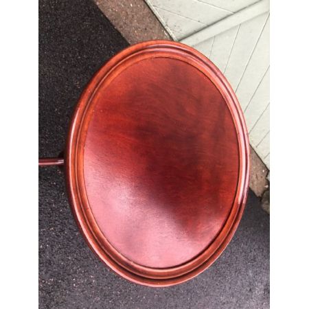 Antiker Mahagoni Wein Tisch