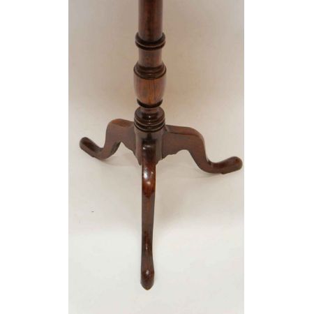 Antiker achteckiger Mahagoni Weintisch