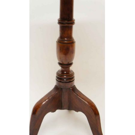 Antiker achteckiger Mahagoni Weintisch