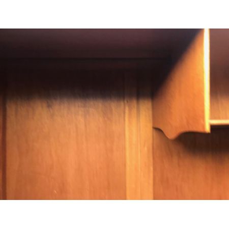 Antiker Kleiderschrank aus Wurzelnussholz Massivholz 1920