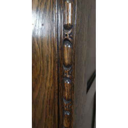 Antiker Kleiderschrank aus Eichenholz Massivholz 1920