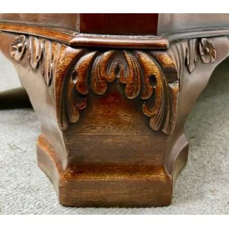 Hervorragender antiker Mahagoni-Partnerschreibtisch im Chippendale-Stil 