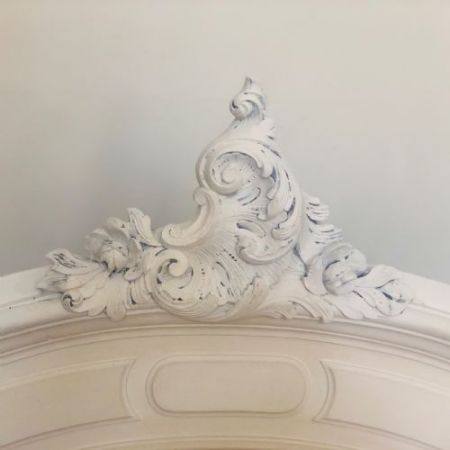 Antiker, französischer Louis XV. Kleiderschrank/Armoire aus Massivholz 1910