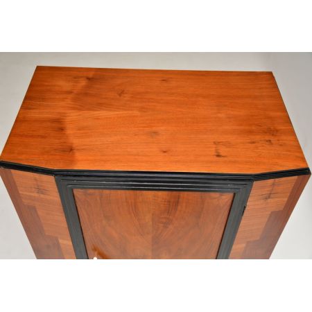 Antiker Art déco Compactum Kleiderschrank aus Nussbaumholz Massivholz 1930