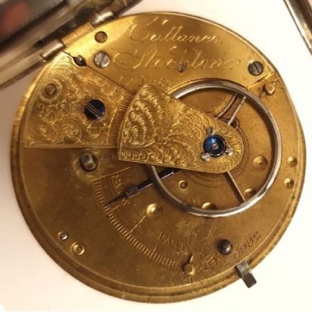 Antike englisch Taschenuhr von ca 1850