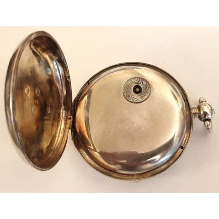 Antike englische Fusee Key Wind Taschenuhr