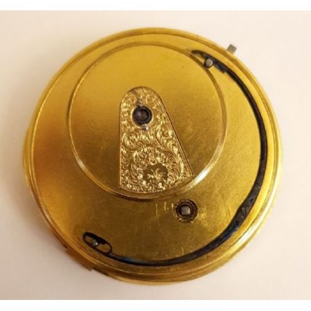 Antike englische Fusee Key Wind Taschenuhr