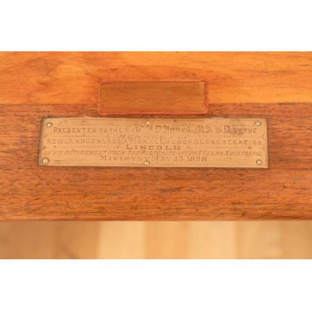 Antiker Roll-Top Mahagoni Schreibtisch von va 1898