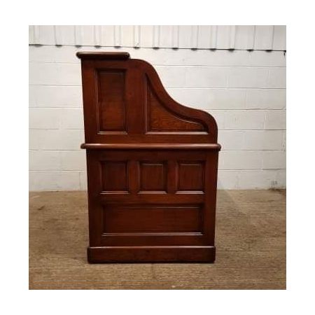 Antiker Roll Top Derby-Schreibtisch aus Nussbaumholz und Eichenholz Massivholz 