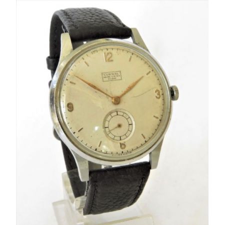 Antike Herrenarmbanduhr ausEdelstahl von Callado 1950