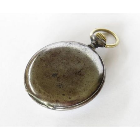 Gunmetal Taschenuhr aus den 1920er Jahre