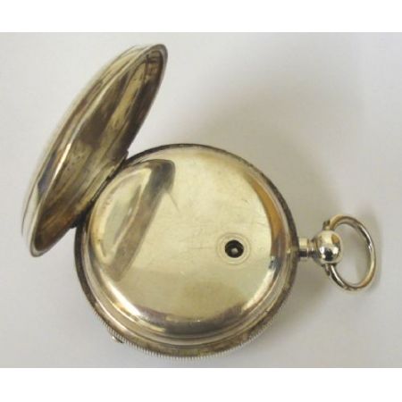 Hebel Taschenuhr mit silbernem Gehäuse