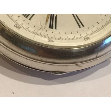 Silberne Chronograph Taschenuhr von 1887