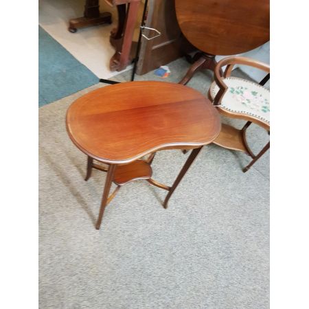 Antiker edwardianischer Beistelltisch aus Mahagoni