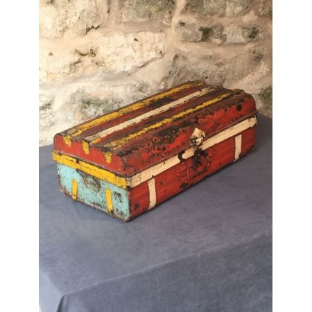 Antiker bemalter Koffer von ca 1920