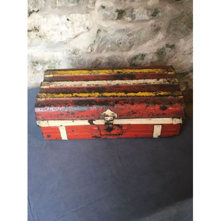 Antiker bemalter Koffer von ca 1920