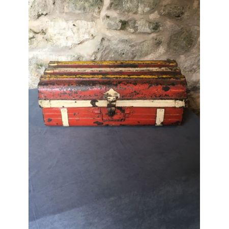 Antiker bemalter Koffer von ca 1920