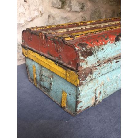 Antiker bemalter Koffer von ca 1920