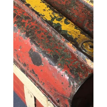 Antiker bemalter Koffer von ca 1920