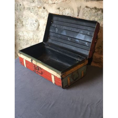 Antiker bemalter Koffer von ca 1920