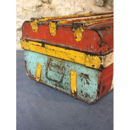 Antiker bemalter Koffer von ca 1920