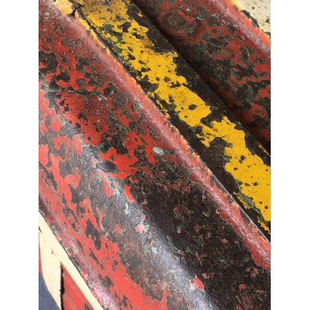 Antiker bemalter Koffer von ca 1920