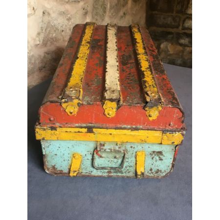 Antiker bemalter Koffer von ca 1920