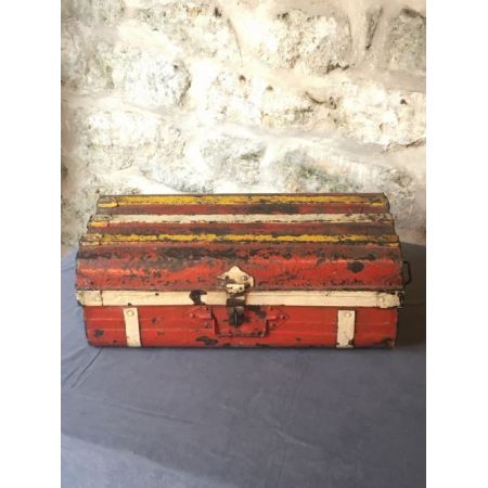 Antiker bemalter Koffer von ca 1920