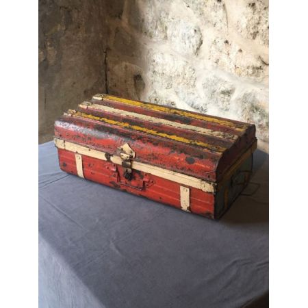 Antiker bemalter Koffer von ca 1920