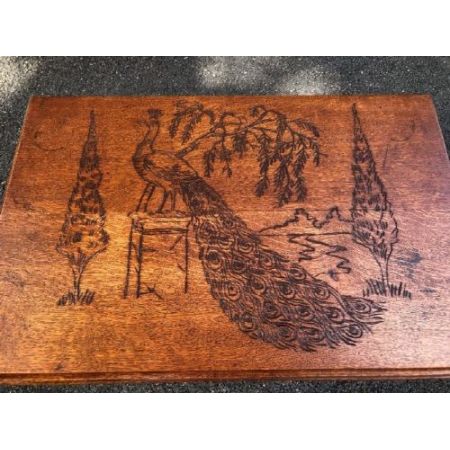 Ungewöhnlicher antiker Couchtisch aus Eichenholz