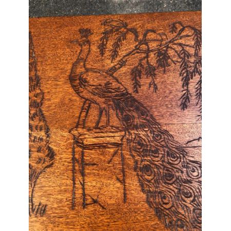 Ungewöhnlicher antiker Couchtisch aus Eichenholz