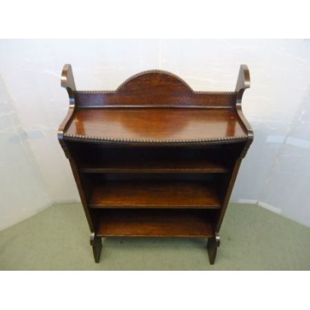 Antikes Bücherregal aus Eichenholz