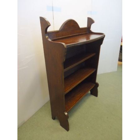 Antikes Bücherregal aus Eichenholz