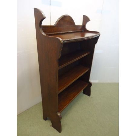 Antikes Bücherregal aus Eichenholz