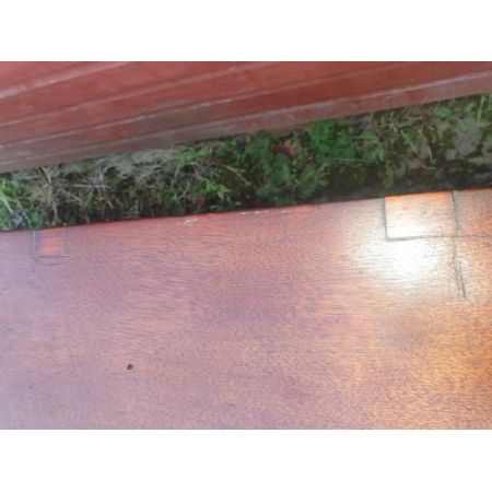 Antiker Kneehole Schreibtisch aus Walnussholz