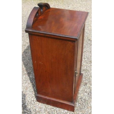 Antiker Intarsien Nachttisch aus Mahagoni