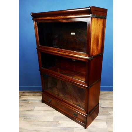 Antiker Barristers Bücherschrank aus Mahagoni von Globe Wernicke