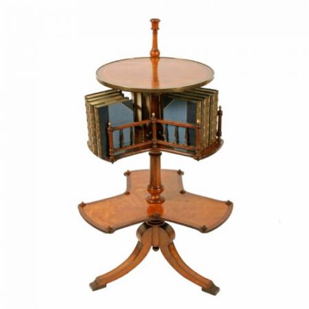 Antiker Bücherständer aus Satinholz