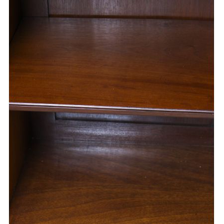 Antiker Breakfront Bücherschrank aus Flame Mahagoni