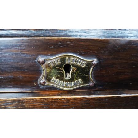 Antikes Paar Eichenholz Bücherschränke im Globe Wernicke Stil