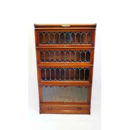 Antiker Mahagoni Bücherschrank 