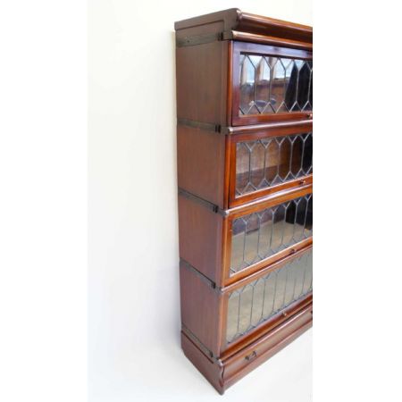 Antiker Mahagoni Bücherschrank 