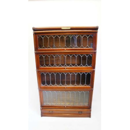 Antiker Mahagoni Bücherschrank 