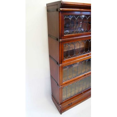 Antiker Mahagoni Bücherschrank 