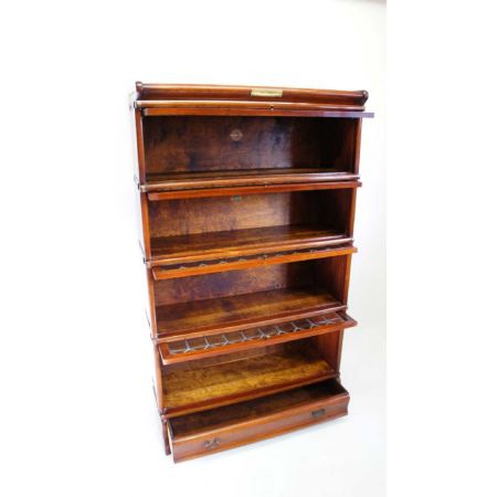 Antiker Mahagoni Bücherschrank 