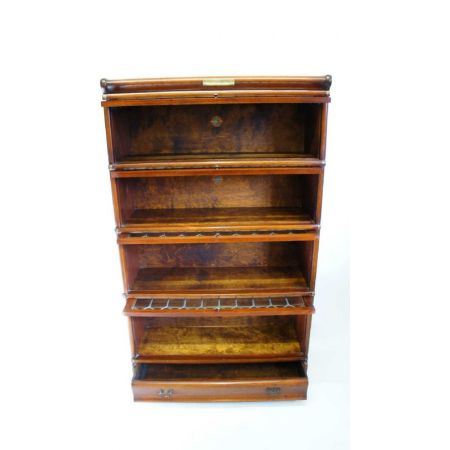 Antiker Mahagoni Bücherschrank 