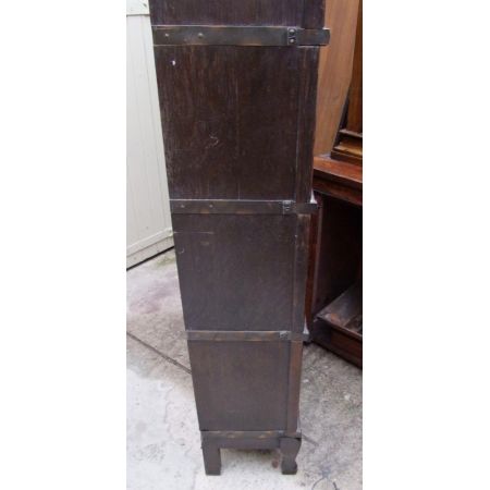 Antikes Paar Globe Wernicke Bücherschränke 