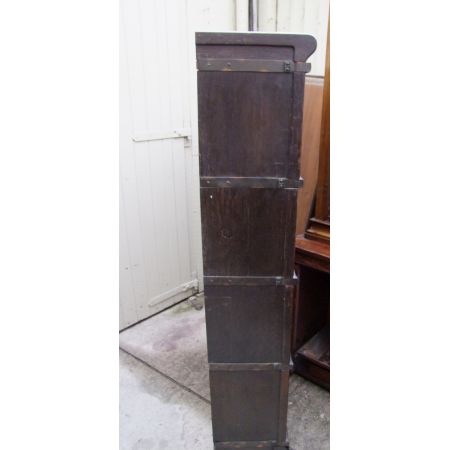 Antikes Paar Globe Wernicke Bücherschränke 