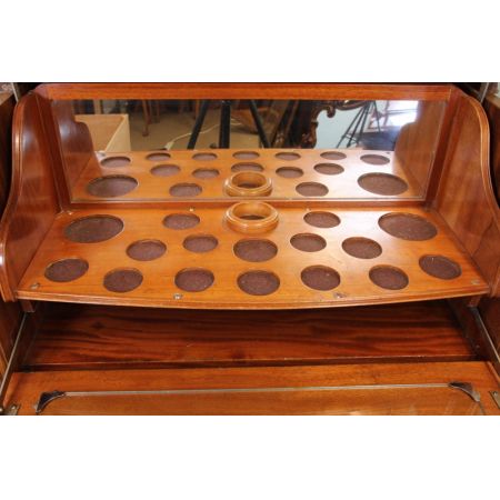 Antiker Cocktailschrank aus Walnussholz